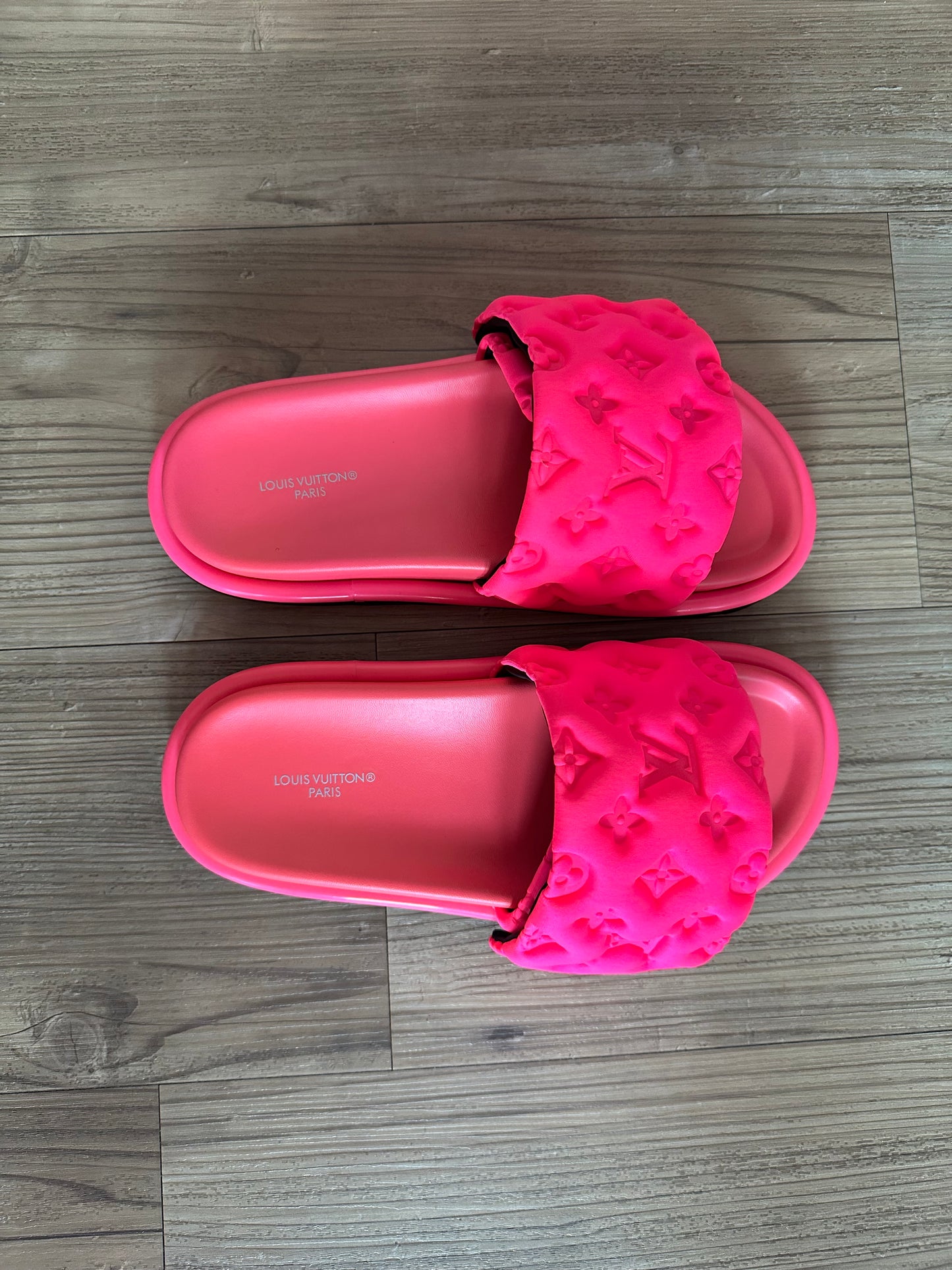 Pink Pool Pillow mules