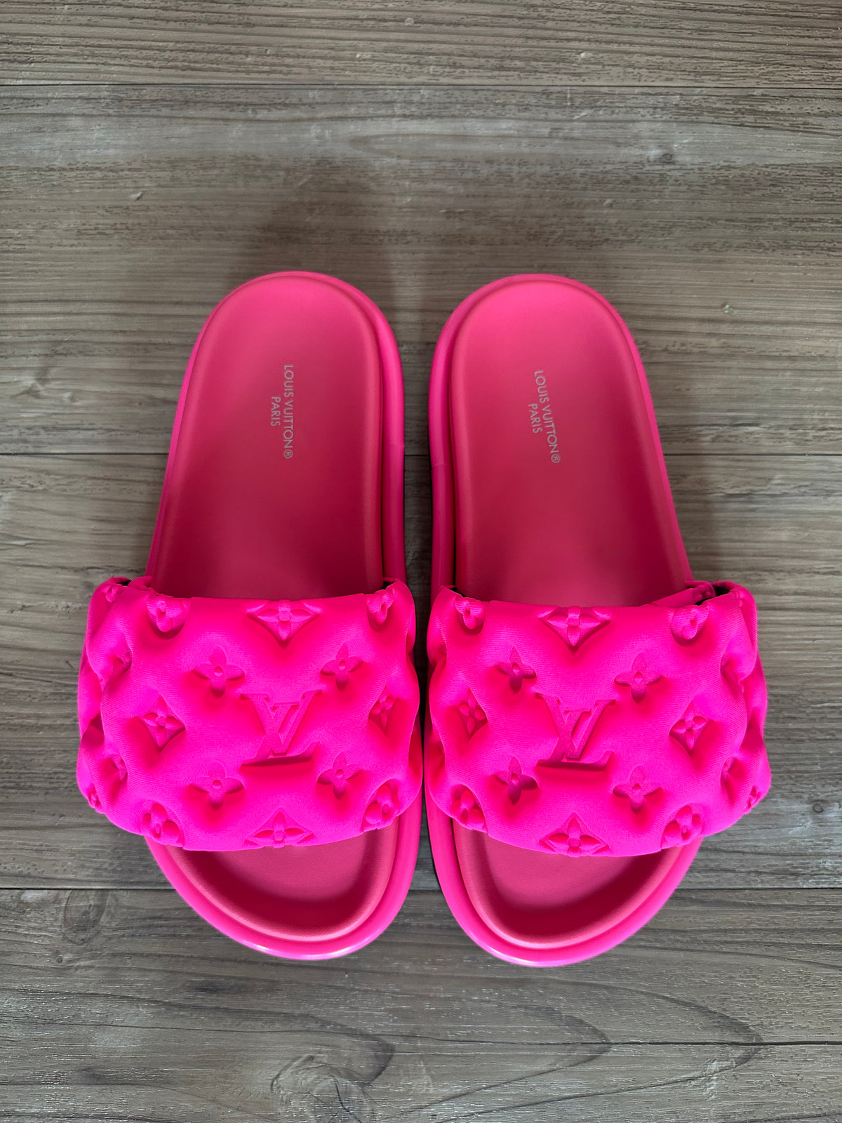 Pink Pool Pillow mules