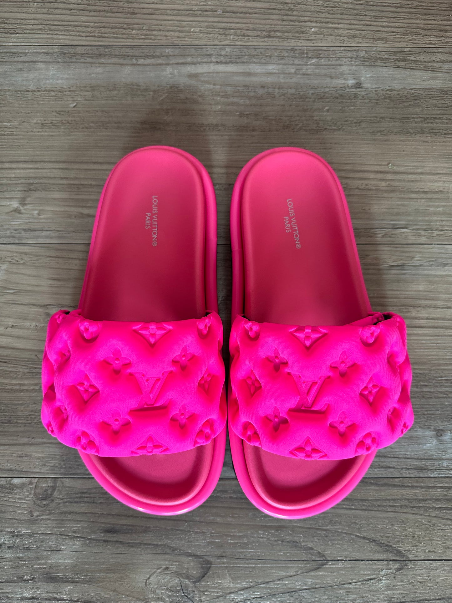 Pink Pool Pillow mules